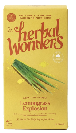 Lemongrass Explosion – Loose Tea loose tea box