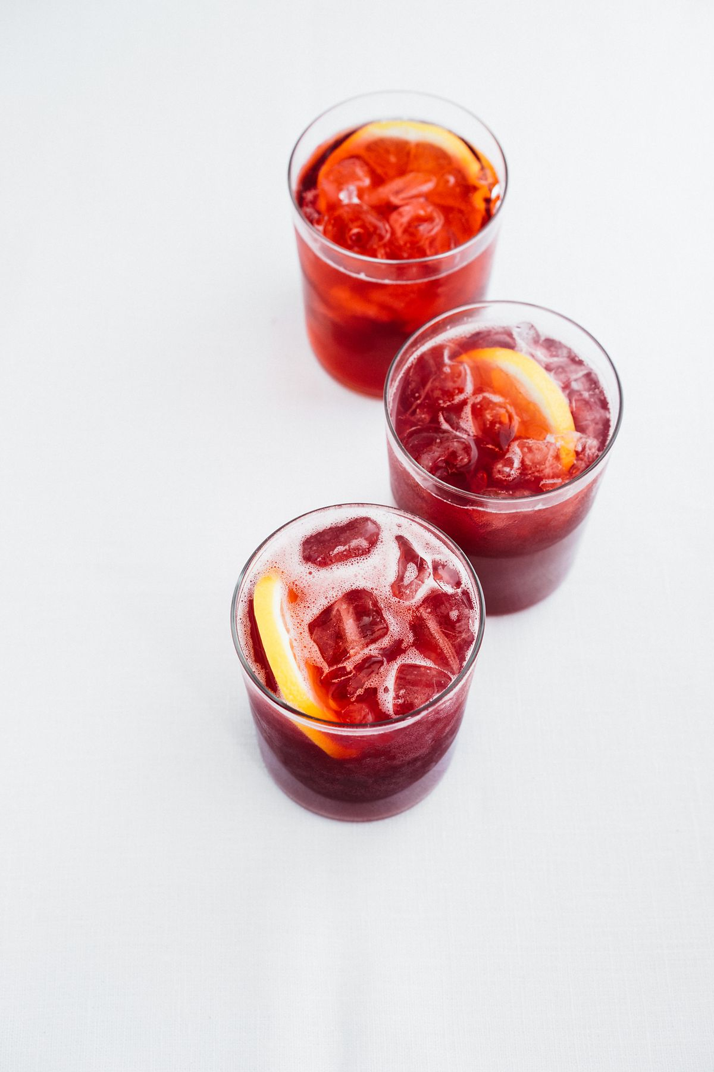 Hibiscus And Spearmint Iced Tea
